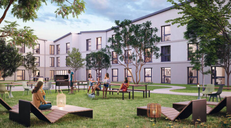 Programme immobilier neuf LA FABRIK - Bourges résidence étudiante quartier Latiholle face au campus (18000) - Référence : 10734