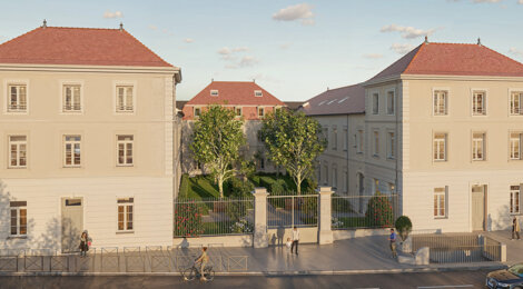 Programme immobilier neuf COUR BERLIOZ - Bourgoin-Jallieu ancien conservatoire réhabilité proche gare (38300) - Référence : 18446