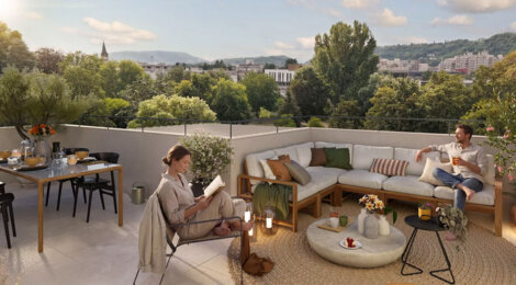 Programme immobilier neuf Majestel "La Serre" - Bourgoin-Jallieu logements lumineux au cœur du quartier Majestel (38300) - Référence : 17693