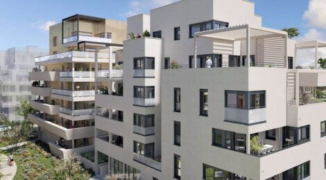 Programme immobilier neuf Majestel "La Serre" - Bourgoin-Jallieu logements lumineux au cœur du quartier Majestel (38300) - Référence : 17693
