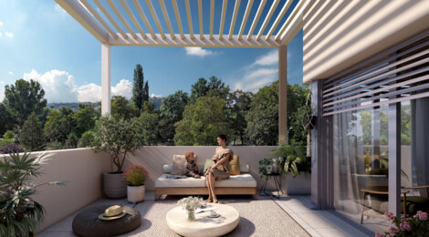 Programme immobilier neuf Majestel "L'Ilet" - Bourgoin-Jallieu, résidence neuve et proximité parc des Lilattes entre Lyon et Grenoble (38300) - Référence : 15402