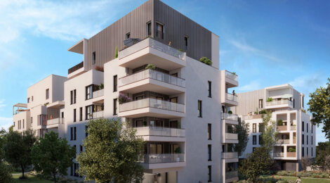 Programme immobilier neuf Majestel "L'Ilet" - Bourgoin-Jallieu, résidence neuve et proximité parc des Lilattes entre Lyon et Grenoble (38300) - Référence : 15402