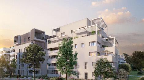 Programme immobilier neuf Majestel "L'Ilet" - Bourgoin-Jallieu, résidence neuve et proximité parc des Lilattes entre Lyon et Grenoble (38300) - Référence : 15402
