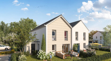 Programme immobilier neuf Les Jardins du Rocher - Bréal-sous-Montfort maisons et villas-jardins à 13 min du centre (35310) - Référence : 15261