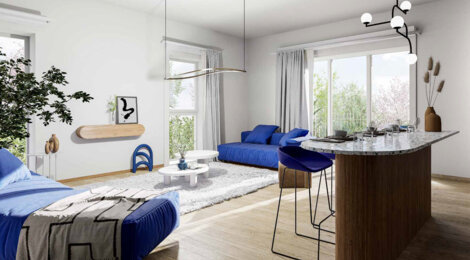 Programme immobilier neuf MAJORELLE - Brem sur Mer - Brem-sur-Mer centre-ville accessible à pied en 4 minutes (85470) - Référence : 13465