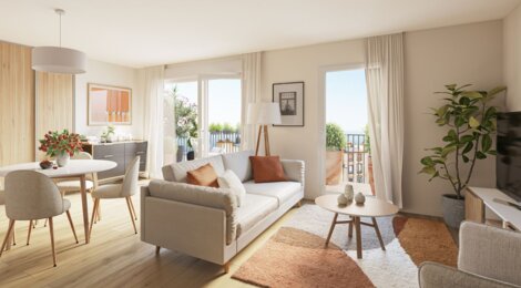 Programme immobilier neuf Sereine - Brest : 114 appartements seniors neufs du studio au 3 pièces en quartier Cerdan (29200) - Référence : 14752