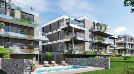 Programme immobilier neuf LES PERLES DE SAINT MARC - Brest : appartements neufs du studio au 7 pièces en parc arboré (29200) - Référence : 16931
