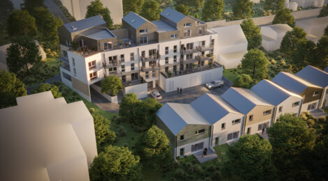 Programme immobilier neuf LES VOILES DE LAMBE - Brest : Appartements studio–T4 et maisons T5 avec terrasses, parking sécurisé et proximité commodités (29200) - Référence : 10792