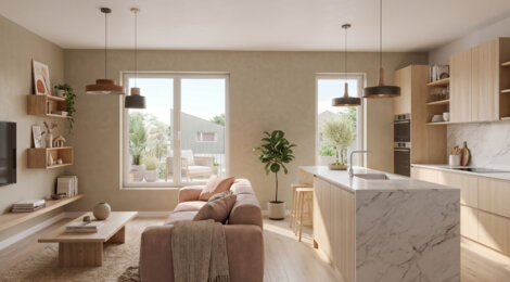 Programme immobilier neuf LES VOILES DE LAMBE - Brest : Appartements studio–T4 et maisons T5 avec terrasses, parking sécurisé et proximité commodités (29200) - Référence : 10792