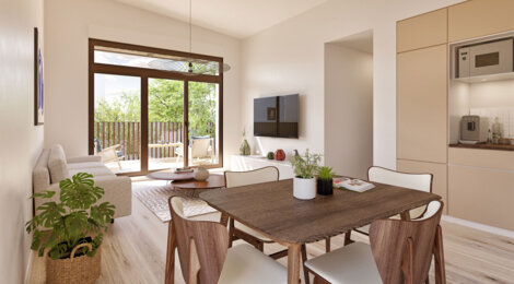 Programme immobilier neuf DOMAINE DE LA SOURCE - Brest quartier Fontaine Margot proche des commerces et des services (29200) - Référence : 14761