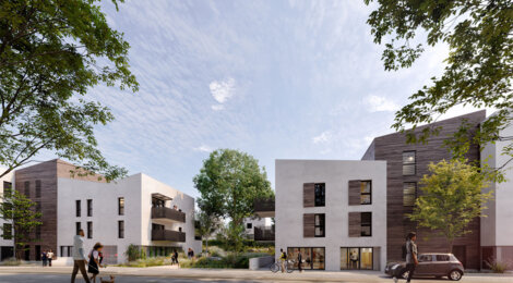 Programme immobilier neuf DOMAINE DE LA SOURCE - Brest quartier Fontaine Margot proche des commerces et des services (29200) - Référence : 14761