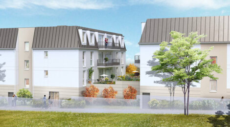 Programme immobilier neuf PARENTHESE - Breuillet : Appartements studio–T4 avec balcons, jardins et norme RT2012 en cœur de village (91650) - Référence : 3394