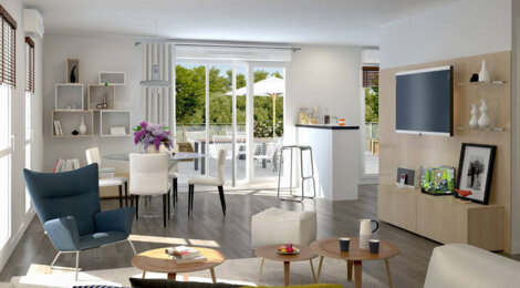 Programme immobilier neuf PARENTHESE - Breuillet : Appartements studio–T4 avec balcons, jardins et norme RT2012 en cœur de village (91650) - Référence : 3394