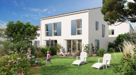 Programme immobilier neuf CAMBIUM BREUILLET PHASE 1 TRANCHE 2 (LIBRE) - Breuillet maisons au cœur du bourg proche des plages (17920) - Référence : 10720