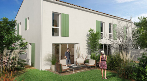 Programme immobilier neuf CAMBIUM BREUILLET PHASE 1 TRANCHE 2 (LIBRE) - Breuillet maisons au cœur du bourg proche des plages (17920) - Référence : 10720