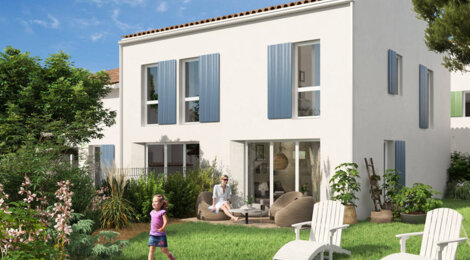 Programme immobilier neuf CAMBIUM BREUILLET PHASE 1 TRANCHE 1 - Breuillet maisons de 3 et 4 pièces dans un cadre verdoyant (17920) - Référence : 18506