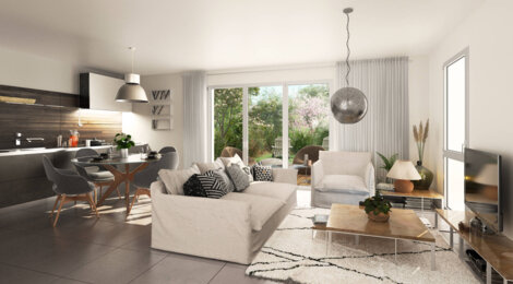 Programme immobilier neuf CAMBIUM BREUILLET PHASE 1 TRANCHE 1 - Breuillet maisons de 3 et 4 pièces dans un cadre verdoyant (17920) - Référence : 18506