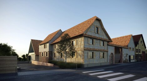 Programme immobilier neuf Villa campestra - Breuschwickersheim : appartements neufs du studio au T5 à 20 min de Strasbourg (67112) - Référence : 9419