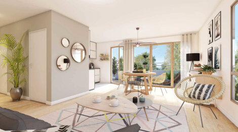 Programme immobilier neuf Coeur Noyer - Brie-Comte-Robert : Appartements T2–T3 avec balcons, terrasses et parking sécurisé proche du château (77170) - Référence : 5675