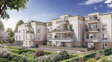 Programme immobilier neuf Coeur Noyer - Brie-Comte-Robert : Appartements T2–T3 avec balcons, terrasses et parking sécurisé proche du château (77170) - Référence : 5675