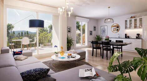 Programme immobilier neuf BLANC PRESTIGE - Brignoles à quelques pas du cœur de ville (83170) - Référence : 12360