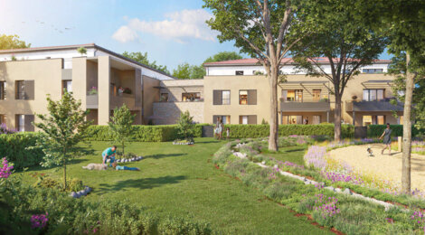 Programme immobilier neuf Hameau Bellevue - Brindas proche à pied du bus vers Bellecour (69126) - Référence : 16024