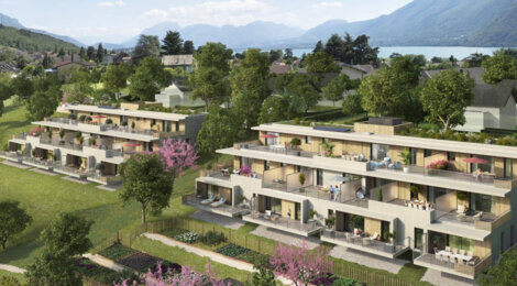 Programme immobilier neuf RESIDENCE ONAEE - Brison-Saint-Innocent à proximité du lac du Bourget (73100) - Référence : 12073