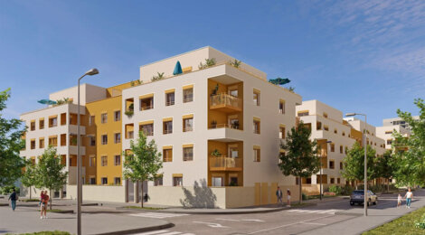 Programme immobilier neuf KAOLIN - Bron proche du parc Rosa Parks (69500) - Référence : 17207