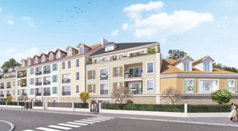 Programme immobilier neuf Coeur Chantereine - Brou-sur-Chantereine : appartements neufs du 2 au 4 pièces à deux pas du centre-ville (77177) - Référence : 15062