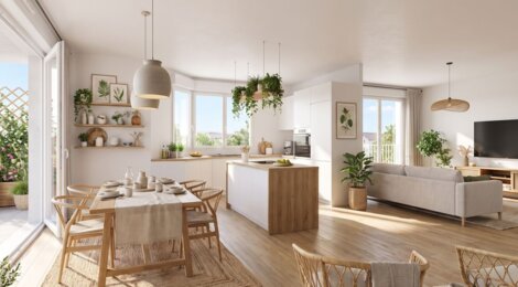 Programme immobilier neuf Agata - Bruges : appartements neufs T2–T4 à 100 m du tramway D (33520) - Référence : 14997