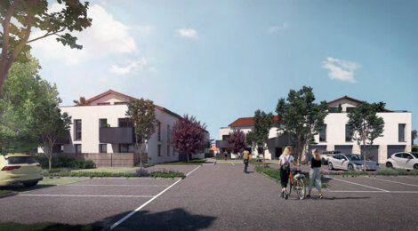Programme immobilier neuf SOLARIS - Bruguières centre-ville proche bus Tisséo (31150) - Référence : 13972