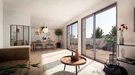 Programme immobilier neuf SOLARIS - Bruguières centre-ville proche bus Tisséo (31150) - Référence : 13972