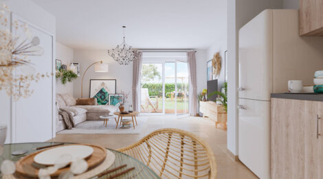 Programme immobilier neuf RÉSIDENCE TERRE D'ARGILE - Bruguières : maisons neuves et appartements du 2 au 5 pièces proche du centre (31150) - Référence : 14882
