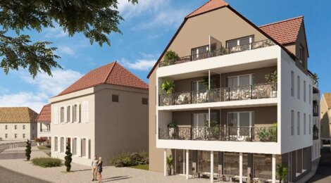 Programme immobilier neuf CLOS SAINT GEORGES - Brunstatt-Didenheim douceur de vivre aux portes de Mulhouse (68350) - Référence : 18155