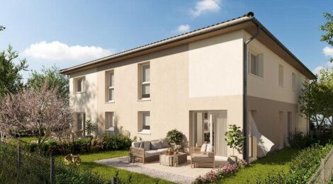 Programme immobilier neuf LES CARRES VERT'G - Burnhaupt-le-Bas : Duplex-Jardin T3–T4 avec terrasses, jardins privatifs et proximité centre-ville (68520) - Référence : 7279