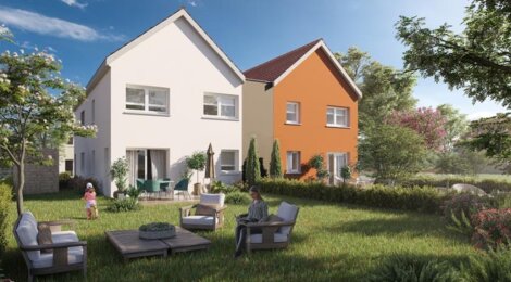Programme immobilier neuf LES CARRES POST'O - Burnhaupt-le-Haut : Maisons T4–T5 avec jardins privatifs et garages à quelques minutes de la ville (68700) - Référence : 5211