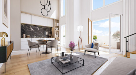 Programme immobilier neuf Résidence Green Life 3 - Bussy-Saint-Georges : appartements neufs T2–T5 à 700m du RER A (77600) - Référence : 15801