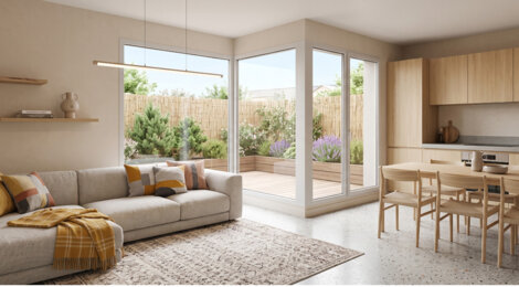 Programme immobilier neuf LES JARDINS DE MONTESPAN - TR Libre - Bussy-Saint-Georges : Appartements studio–T4 avec terrasses, parking sécurisé et proximité écoquartier Le Sycomore (77600) - Référence : 14712