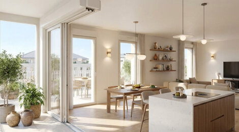 Programme immobilier neuf VILLA FARNESE - Bussy-Saint-Georges proche RER A et centre ville (77600) - Référence : 17056