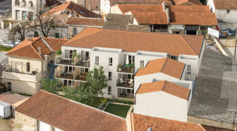 Programme immobilier neuf Le Clos des Alpilles - Cabannes : Appartements T2–T3 avec balcons, jardins et stationnements en hyper centre du village (13440) - Référence : 5990