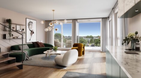 Programme immobilier neuf Symphonie - Cabourg : appartements neufs du studio au 5 pièces en cœur de ville près de la mer (14390) - Référence : 14478