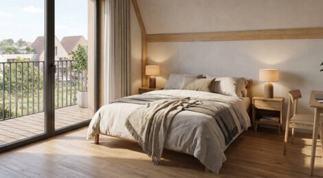 Programme immobilier neuf LE DOMAINE D'EUGENIE - Cabourg maisons et appartements à La Divette (14390) - Référence : 14486