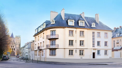 Programme immobilier neuf RESIDENCE 13 PLACE SAINT GILLES -  Caen : appartements neufs 2 et 3 pièces en Déficit Foncier Place Saint-Gilles (14000) - Référence : 10867