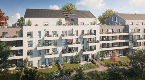 Programme immobilier neuf Résidence Eléonore - Caen : appartements neufs du studio au 5 pièces proche du parc d'Ornano (14000) - Référence : 10055
