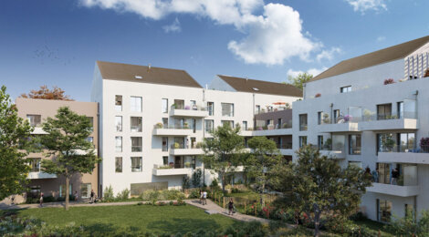 Programme immobilier neuf Résidence Eléonore - Caen : appartements neufs du studio au 5 pièces proche du parc d'Ornano (14000) - Référence : 10055
