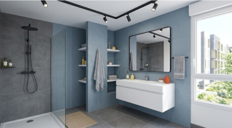 Programme immobilier neuf EnVergure - Caen : Appartements T2–T4 avec terrasses, parking et vues boisées proche de l’Hippodrome et Zénith (14000) - Référence : 14332