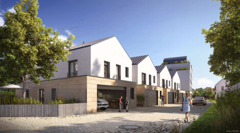 Programme immobilier neuf Elixir - Caen : Appartements T2–T4 et maisons T4 avec terrasses, domotique et parking proche de la place Saint Sauveur (14000) - Référence : 14384
