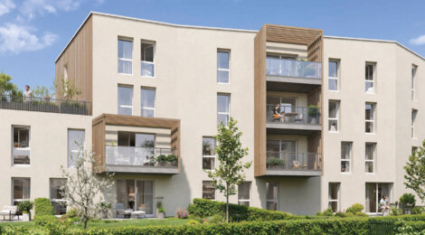 Programme immobilier neuf Sélène - Caen aux portes du centre-ville et à deux pas du futur tram Pompidou (14000) - Référence : 14513
