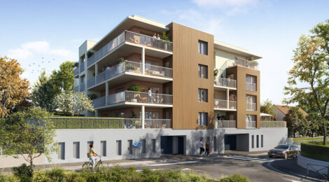 Programme immobilier neuf USHER - Caen petite copropriété près de l’Université et des transports (14000) - Référence : 12237