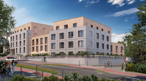 Programme immobilier neuf Caen Pulse - Caen résidence étudiante à proximité à pied du campus (14000) - Référence : 13005